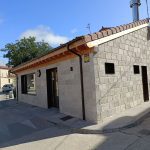 Construcción de edificio de piedra en pueblo de Burgos - reforma exterior fachada